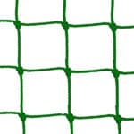 grünes Trennnetz für Tennisplätze im Innenbereich aus 1.6mm starkem Nylon mit einer Maschenweite von 45mm