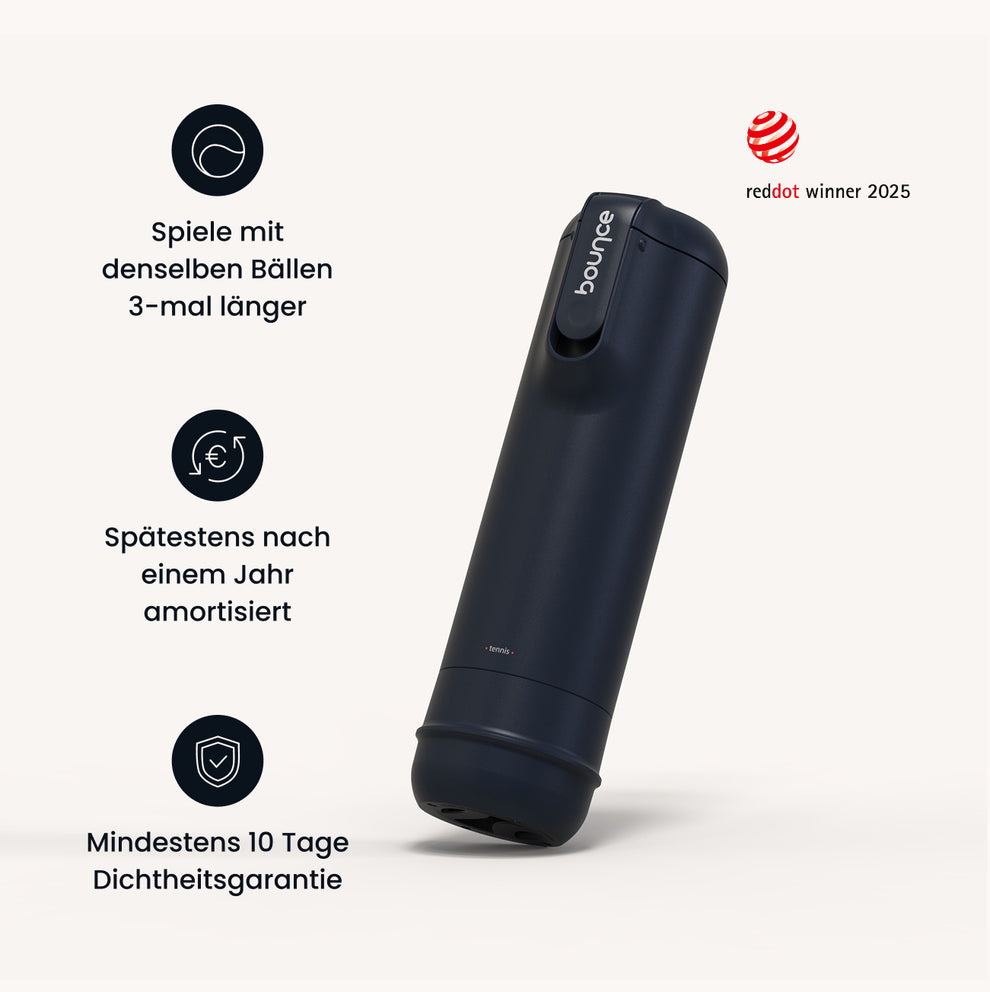 Bounce Tube Tennis– Der smarte Druckbehälter für Tennisbälle – Bild 2