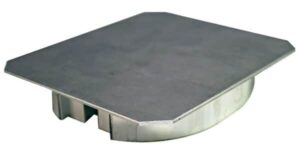 Deckel für die Bodenhülse eines Fussballtor mit ovalen Pfosten (10 x 12 cm)