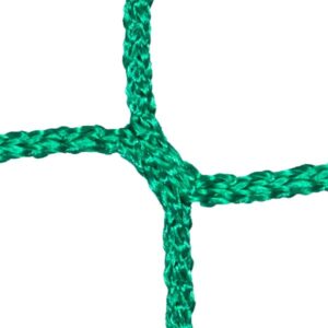 Detail eines grünen Netzes aus 4mm starkem PP