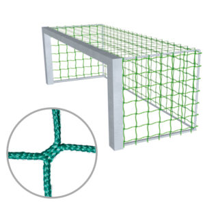 Fussball Tornetz aus PP mit 100mm grossen Maschen für Minitore (300 x 100 cm mit einer oberen und unteren Höhe von 100cm