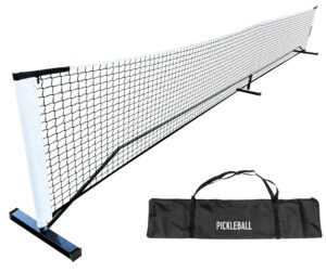 Mobile Pickleball Netzanlage mit Tragetasche