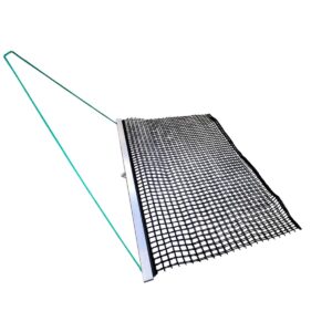 2m breites Schleppnetz mit Aluprofil und doppellagigem Standard Netzmaterial