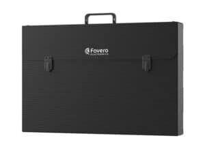 Schutzkoffer für elektronische Auswechslungstafeln von Favero