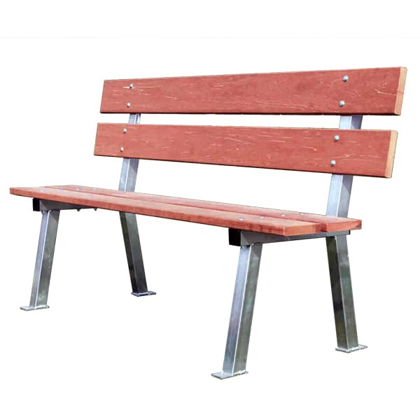 1.70 m breite Sitzbank mit FSC Holzlatten