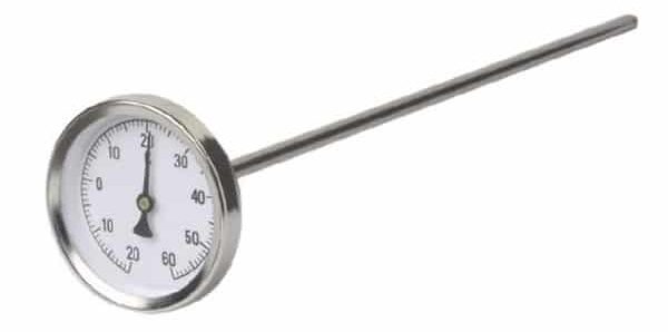 Thermomètre de 500 mm de long