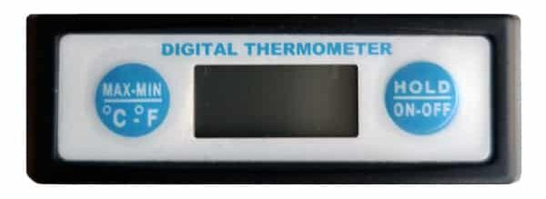 écran du Thermomètre numérique