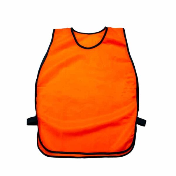 Chasuble d'entraînement orange pour les juniors avec côté ouvert