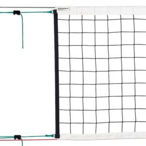 Volleyball Turniernetz aus 3 mm starkem Polypropylen (PP) und Spannseil aus Stahl - VB7263